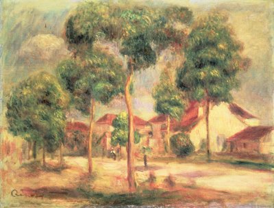 Die sonnige Straße von Pierre Auguste Renoir